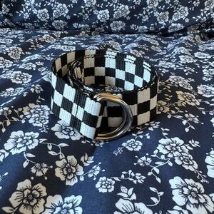 Checkered Black and White Belt